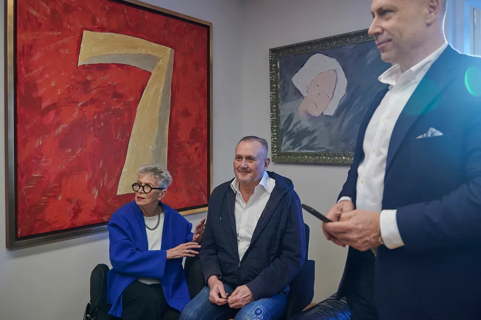 Opening of Paweł Kowalewski's solo exhibition "Eyes Wide Half-Shut" at Galeria aTAK in Warsaw