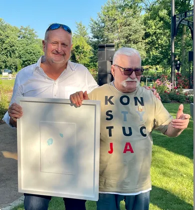 “Freedom” by Paweł Kowalewski for President Lech Wałęsa!