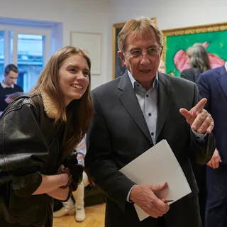 Opening of Paweł Kowalewski's solo exhibition "Eyes Wide Half-Shut" at Galeria aTAK in Warsaw