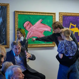 Opening of Paweł Kowalewski's solo exhibition "Eyes Wide Half-Shut" at Galeria aTAK in Warsaw
