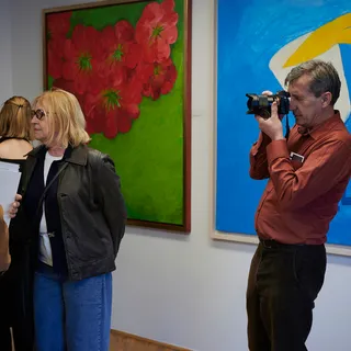 Opening of Paweł Kowalewski's solo exhibition "Eyes Wide Half-Shut" at Galeria aTAK in Warsaw