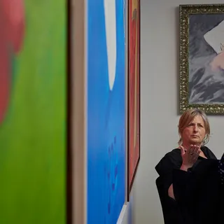 Opening of Paweł Kowalewski's solo exhibition "Eyes Wide Half-Shut" at Galeria aTAK in Warsaw