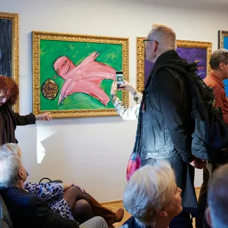 Opening of Paweł Kowalewski's solo exhibition "Eyes Wide Half-Shut" at Galeria aTAK in Warsaw