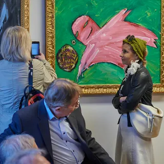 Opening of Paweł Kowalewski's solo exhibition "Eyes Wide Half-Shut" at Galeria aTAK in Warsaw