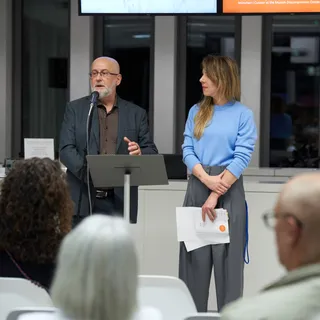 Opening of the exhibition "Materializing. Contemporary Art and the Shoah in Poland" at the NS-Dokumentationszentrum in Munich