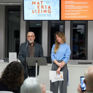 Opening of the exhibition "Materializing. Contemporary Art and the Shoah in Poland" at the NS-Dokumentationszentrum in Munich