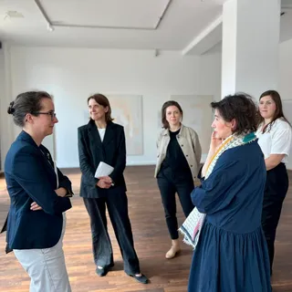 Wizyta Ministry Kultury i Dziedzictwa Narodowego na wystawie prac z cyklu „Strength and Beauty”