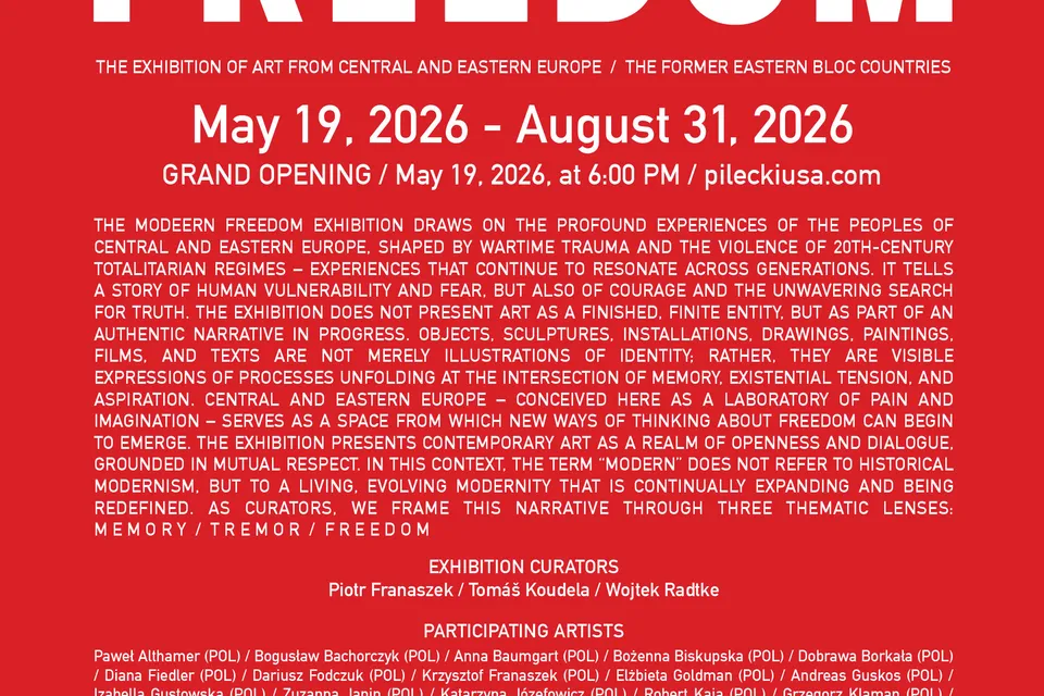 Nadchodząca wystawa: MODERN FREEDOM / Pilecki Institute New York